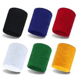 1pc sport armband bomullsbomsa wrap bandage gym rem som kör sportsäkerhets handledsstöd för fitness