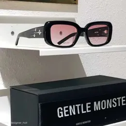 Gentil monster óculos designer óculos de sol homens gm os mesmos óculos de sol Óculos retangulares de molduras para criadores de tendências com design côncava design masculino feminino 9006