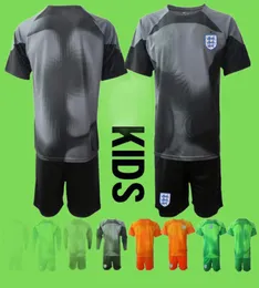 23 23 Çocuk Kaleci Futbol Jersey İngiltere Pickford Takımı Çocuk Giysileri Bebek Siyah Sarı Turuncu Yeşil Bir Becker Virgils Foot3132646