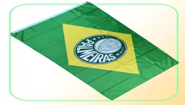 Бразилия Sociedade Esportiva Palmeiras FC Flag 35ft 90cm150cm Полиэфирные флаги Украшение полета летает в саду флагг Festi5188776