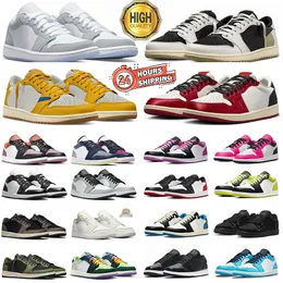 scarpe da basket basse 1 1s uomo donna og room row lontano golf neutral olive panda allevato di punta nera fantasma inversa mocha lupo grigio grigio bassa scarpe da ginnastica per esterni sneaker