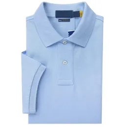Moda marka męskie koszulki polo polo topy z krótkim rękawem letnia swoboda sportowa koszula wysokiej jakości wysokiej jakości klasyki kucyka haft haftowy bluzy projektant biznesowy