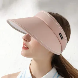 Berets Sun Shrotect Hat пустые шляпы летняя дышащая кепка Женщины регулируют ультрафиолетовые спортивные теннисные солнцезащитные кремы