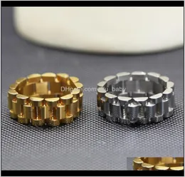 Luksusowy projektant moda dla damskiej męskiej zegarki w stylu bransoletka mankietowa Wysoka jakość stali nierdzewnej Mężczyzn biżuterii Flb7z KJIZ5055669