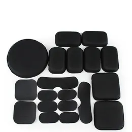 Tactical Helmet Padded Durable 19 Pieces/Set Combat Paintball Helmet Pads Military Shooting Helmet Protector Pads