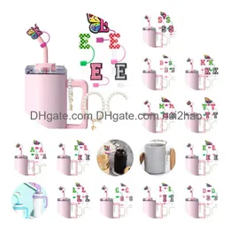 Andra dricker -bokstäver charm Tillbehör för 40oz Cup Inledande namn ID Personligt handtag Tumbler Wll2204 Drop Delivery Home Garden Otock