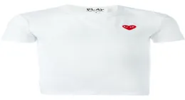 Мужские дизайнерские футболки обручатся с сердечными футболками для футболок с белой футболкой Pablo CDG для летних вещей Tees T6933786