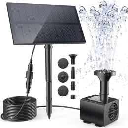 ACESSÓRIOS NOVO SOLAR CONDER A UPGRADE DO KIT DE APRAPAÇÃO DE ATUALIZAÇÃO DA BOMBA DE FONTELAÇÃO Solar com estaca para jardim, quintal, piscina, tanque de peixes, aquário