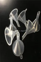 Plastic Mini Separation funnel PP Small Funnels For Perfume Liquid Essential oil filling empty bottle Packing Tool7948793
