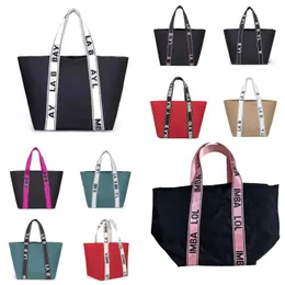 Duże pojemności torby zewnętrzne kobiety designerskie torebki bimbas y lola maxi kupująca torba crossbody moda torba na ramię Tote Wodoodporne torebki