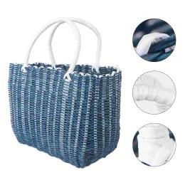 Bolsas de bolsas cestas de cesto de cesta de cesta africana Bolsa de praia reutilizável bolsa de compras bolsa de bolsa de grande capacidade de viagem