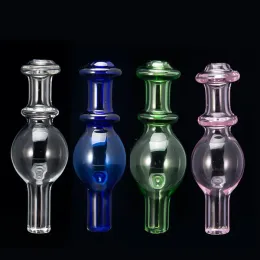 Glasbubbla kolhydrater 20mm rökboll kupol kvarts termiska banger naglar färgglada universella gröna lila rosa blå klar dab rigg zz