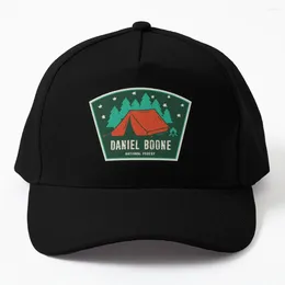 Caps de bola Daniel Boone National Florest Camping Baseball Cap Hat Christmas para homens