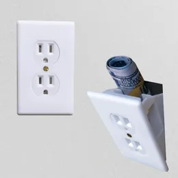 Hidden Wall Safe Outlet Electric Socket Safe Deckel Wandumleitung Auslass Geheimfach zum Verstecken von Geld Schmuck 240415