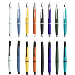 Pens 16 Colors Mohn A2 Press Resin Fountain Pen Extra Fine Nib 0.4mm Ink Pen Converter for Writing Christmas Gift Lighter Than A1