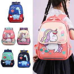 Rucksäcke süßer Cartoon Einhorn Dinosaurier Kinderbuchbag für Jungen und Mädchen, vielseitige Trend -Rucksack -Daypack -Tasche für 48 Kinder