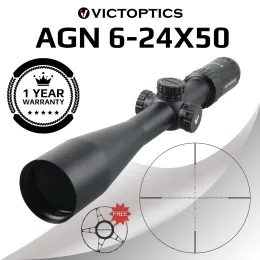 SCOPES Victoptics S4 624x50 MDL Hunting Pantical Tube 30mm Tube 1/10 Mil لـ Sniper Airsoft Puns Fire Arms Riflescope .223 5.56 AR15