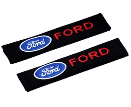 2pcsset Cotton Flanell Sicherheitsgurte Schutzhülle Schulterpolster für Ford Focus 2 3 1 Mk2 Mk3 Mk1 Fusion5921298