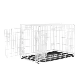 EveryYay 42 In Dog Crate 107cm Door White Metal Pet Kennel