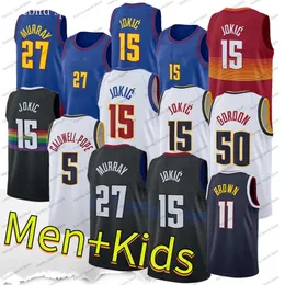 Gordon Aaron Porter Jr. Jersey de basquete Zeke nni Justin Holiday DeAndre Jalen Pickett Men personalizado Crianças Peyton Watson 15 27 0 1 50 6 22 5