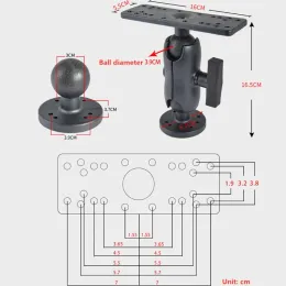 Finder W3JB Kayak Finder Electronic Finder Mount Fishfinder GPS Placa Rotativa Boat GPS Apoia