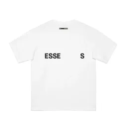 Essentialstshirt Erkek Tasarımcı Erkek Kadın Tişörtler%100 Pamuk Sokak Hip Hop Kısa Knapıtlı Tshirt Mektup Baskı Çift Mans T Shirt Asya Boyutu S-XL Tees