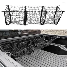 Bilarrangör lastnät för pickup truck säng stam förvaring mesh interiör tillbehör bakset