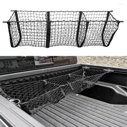 Car Organizer Cargo Net For Pickup Truck Bed Trunk Storage Mesh Interior Accessories Rear Set