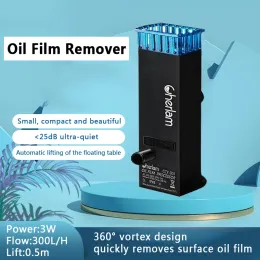 Ogrzewanie 3W Olej powierzchniowy Olej Skiemmer Filtr Mini Mute Auto Oil Film Procesor Usuń narzędzie do filtracji wody z aktowego zbiornika 220240V UE