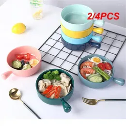 Tigelas 2/4pcs manuseie a tigela imitação de porcelana única versátil nórdica tabela de mesa comercial restaurante de sopa criativa comercial