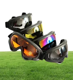 X400 okulary narciarskie Cyklowanie gogle PC 100 UVauvb Ochrona ANSI Z871 Drugi 5 kolorów Opcjonalne 4241595