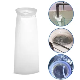 Heating "4"" Pre Sump Filter Sock Aquarium Filter Socks 150/200 Micron Fish Tank Felt Filter Bags for Reef Tank Micron Bag