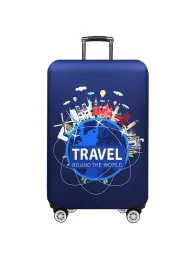 Accessories Luggage Cover Stretch Fabric Suitcase Protector Baggage Dust Case Cover Suitable for1830 Inch Suitcase Case Travel Organize