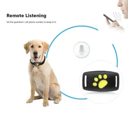 Trackers GPS Dog Mini GPS Tracker Dog Collar WaterResistant GPS Callback Function USB Charging GPS Voice Monitor Trackers 2021 New