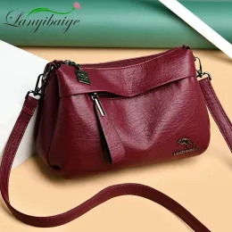 Bolsas Lanyibaige New 5 Color Luxury Women Bags ombro de bolsas de couro de alta qualidade Brand Ladies Saco para mulheres 2022 Feminina