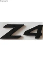 Chrome Gloss Black Letters Trunk Emblem Z 4 Number Shiny Black Emblem Badge för BMW Z4 H J Y I190V7960668