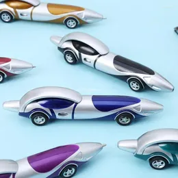 재미있는 참신 디자인 자동차 형태의 볼 펜 사무실 아이 어린이 장난감 선물 드롭쉽