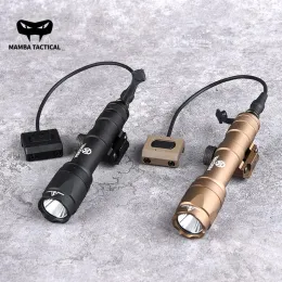 Scopes Tactical Surefir M600 M600B фонарик -скаутская лампа Fit Mlok Keymod Switch M600C Белый светодиодный свет AR15 AirSoft Hunting Accessories