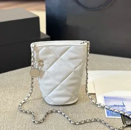 Designerka torby mini torby telefoniczne oryginalne skórzane torby na crossuse crossbody mody mody łańcucha crossbody torba rhomb miękka skórzana torba kosmetyczna