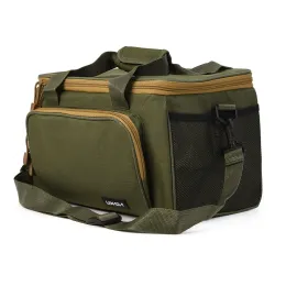 Accessories Fishing Accessories Lixada Fishing Shoulder Bag Pack Portable Multifunctional Canvas Fishing Tackle Bags Fishing Lure Reel Backpac