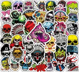 50pcs Skull Graffiti Stickers para laptop Skateboard Motorcycle Decals8105664