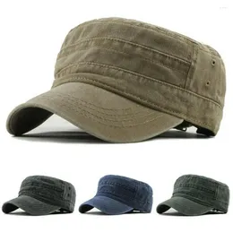 BERET Big Head Man di grandi dimensioni Pure Cotton Army Flat Cap Outdoors Baseball Polyester Plus Hat