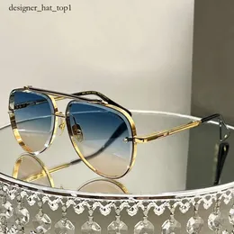 Dita Okulary przeciwsłoneczne Mach-siedem mężczyzn Kobiety projektantki mody okulary przeciwsłoneczne Dita Metal Gold Frame Business Sport Style Top Luksusowe okulary przeciwsłoneczne Oryginalne pudełko