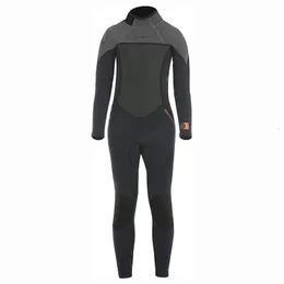 25MM Neoprene Wetsuit For Kids Thermal Full Swimsuit Youth Surf Scuba Diving Suit Underwater Freediving Set Thick Beach Wear 240409