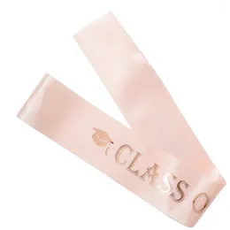 Party Supplies Klasse von 2024 Satin Sash Abschlussfeier Senior Jubel Requisite