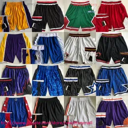 Autentici pantaloncini da basket retrò classici con tasche vere cuciture cucite a tasca corta traspirante palestra traspirante pantaloni da spiaggia pantaloni