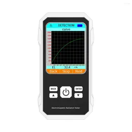 Digitale elektromagnetische Strahlungsdetektor Elektrische Feldmagnetfeldintensität Tester EMF Meter Vt-ER2 Weiß