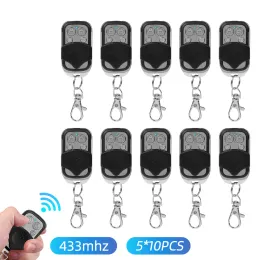 Controle 10pcs/pack Duplicador de cópia inteligente 433MHz Controle remoto 4 botões Garagem elétrica Porta de porta Remote clonagem 433.92 MHz transmissor