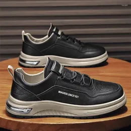 أحذية غير رسمية Cyytl Mens Leather Sneakers Summer Skatoboard Outdoor Runder Platform Tennis Tennis Designer Luxury Loafers