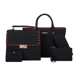 Shoulder Bags Europe And The United States Mother Multi-piece Set Of Women's Bag Trend Scrub Retro Lady Purses Handbags